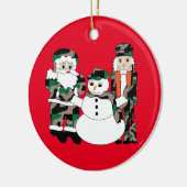 クリスマスの飾り、休日、飾り セラミックオーナメント (左)