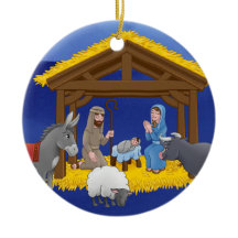 クリスマスの飾り、出生の場面