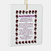 **クリスマスの飾り** （友情愛**） セラミックオーナメント (右)