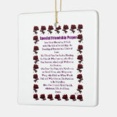 **クリスマスの飾り** （友情愛**） セラミックオーナメント (左)