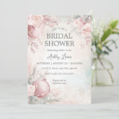 クリスマスの飾り 婚前パーティー 招待状 (スタンド正面)