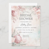 クリスマスの飾り 婚前パーティー 招待状 (正面/裏面)