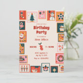 クリスマスの飾り 年賀状 誕生日 招待状 (スタンド正面)