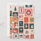 クリスマスの飾り 年賀状 誕生日 招待状 (裏面)