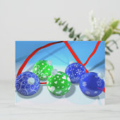 クリスマスの飾り 招待状 (スタンド正面)