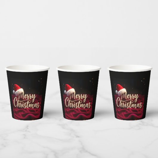 クリスマスの飾り 紙コップ (複数)