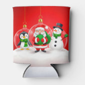 クリスマスの飾り 缶クーラー (正面)