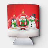 クリスマスの飾り 缶クーラー (裏面)