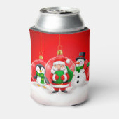 クリスマスの飾り 缶クーラー (缶裏面)
