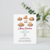 クリスマスの饗宴の水色 招待状 (スタンド正面)