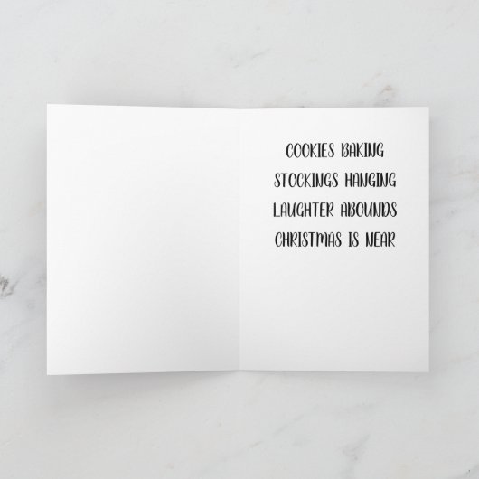 ****クリスマスの香りと音**** カード (内部)