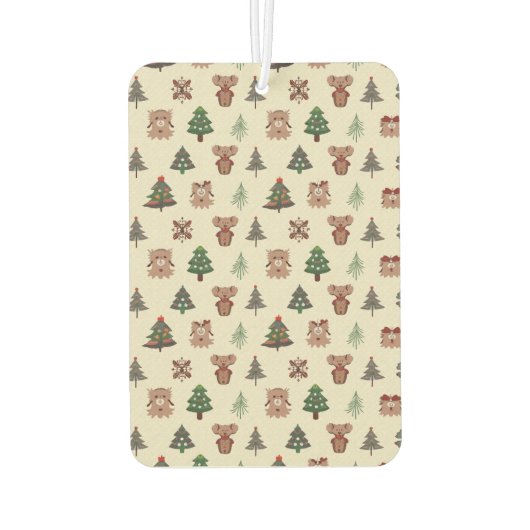 クリスマスの香りをもたらす（カーアクセサリー） カーエアーフレッシュナー (裏面)