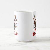 クリスマスの馬上ライド コーヒーマグカップ (中央)