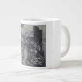 クリスマスの馬小屋のスタークインクアート ジャンボコーヒーマグカップ (正面右)