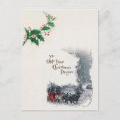 クリスマスの馬車 シーズンポストカード (正面)