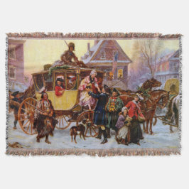 クリスマスの馬車 1795 ジャン・レオン・G・フェリス スローブランケット