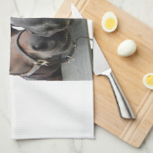 クリスマスの馬 キッチンタオル (四つ折り)