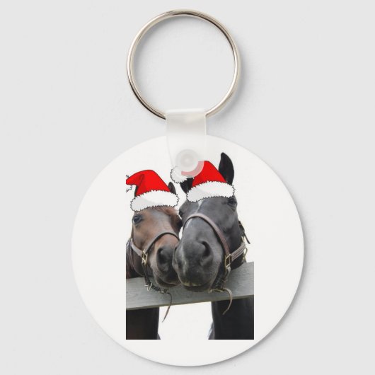 クリスマスの馬 キーホルダー (正面)