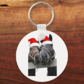 クリスマスの馬 キーホルダー (正面)