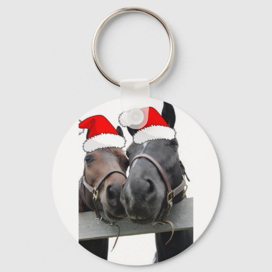 クリスマスの馬 キーホルダー (正面)