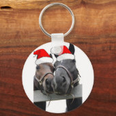 クリスマスの馬 キーホルダー (正面)