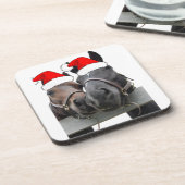 クリスマスの馬 コースター (左側)