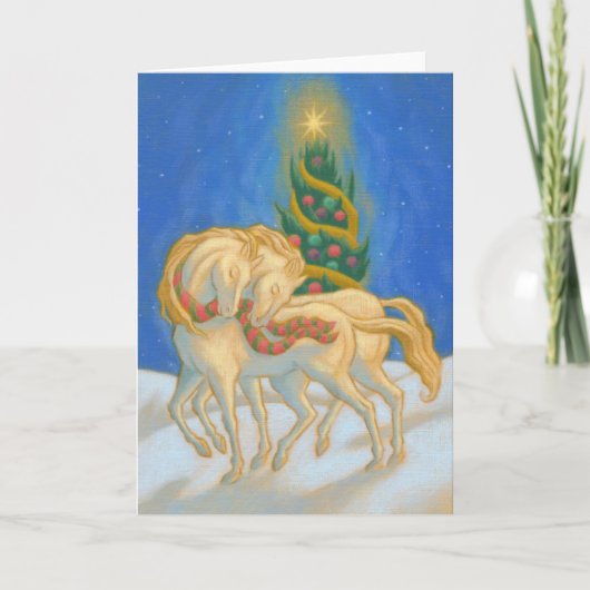 クリスマスの馬 シーズンカード (正面)