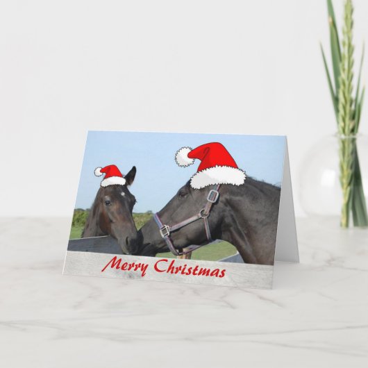 クリスマスの馬 シーズンカード (正面)