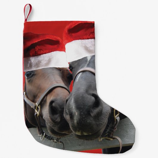 クリスマスの馬 スモールクリスマスストッキング (正面)