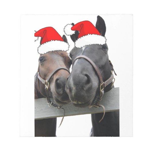 クリスマスの馬 ノートパッド (正面)
