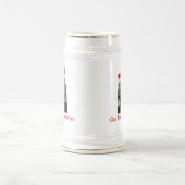 クリスマスの馬 ビールジョッキ (中央)