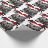 クリスマスの馬 ラッピングペーパー (角)