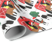 クリスマスの馬 ラッピングペーパー (ロールコーナー)