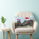 クリスマスの馬 ランバークッション (椅子)