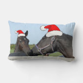 クリスマスの馬 ランバークッション (裏面)