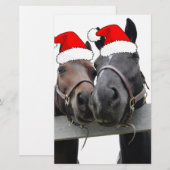 クリスマスの馬 便箋 (正面/裏面)