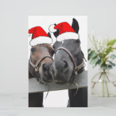 クリスマスの馬 便箋 (スタンド正面)