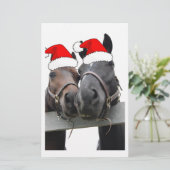 クリスマスの馬 便箋 (スタンド正面)