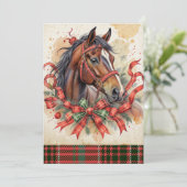 クリスマスの馬 招待状 (スタンド正面)