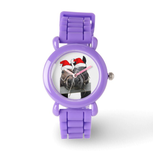クリスマスの馬 腕時計 (正面)