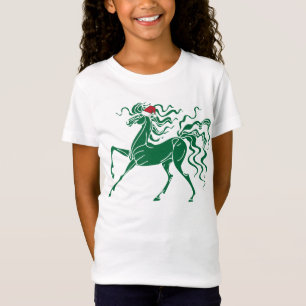 クリスマスの馬 Tシャツ