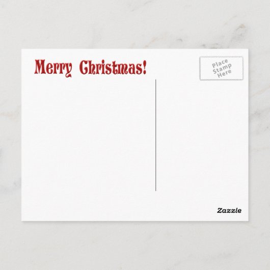 クリスマスの髭の格言ストッキング緑の渦巻き ポストカード (裏面)