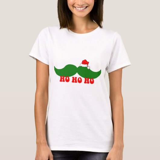 クリスマスの髭 Tシャツ (正面)