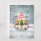 クリスマスの魂 シーズンカード (裏面)