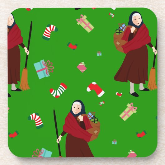 クリスマスの魔女ベファナ コースター (正面)