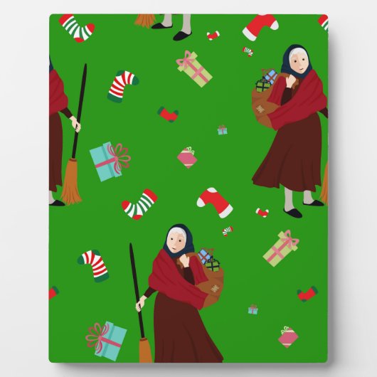クリスマスの魔女ベファナ フォトプラーク (正面)