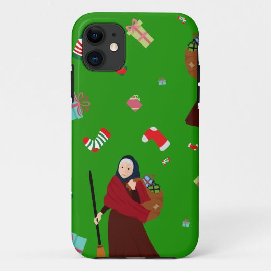 クリスマスの魔女ベファナ Case-Mate iPhoneケース (裏面)