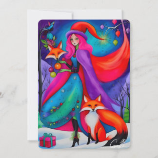クリスマスの魔女11 デザイン ホリデー カード
