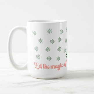 クリスマスの魔法があなたのハートを満たす コーヒーマグカップ