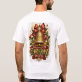 **クリスマスの魔法が始まる** Tシャツ (裏面)